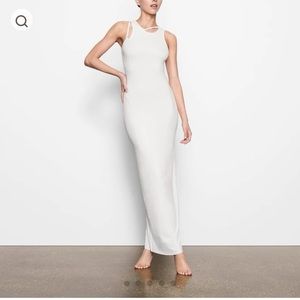 Skims soft lounge cut out sleeveless dress